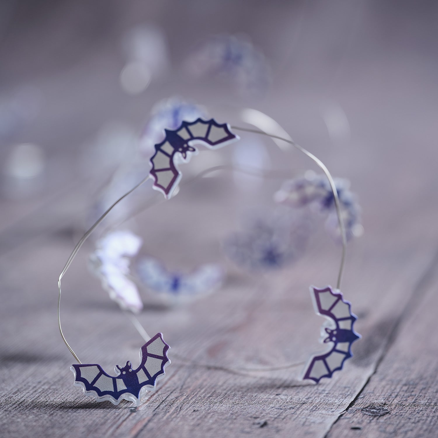 20 Halloween Bat LED Micro String Lights