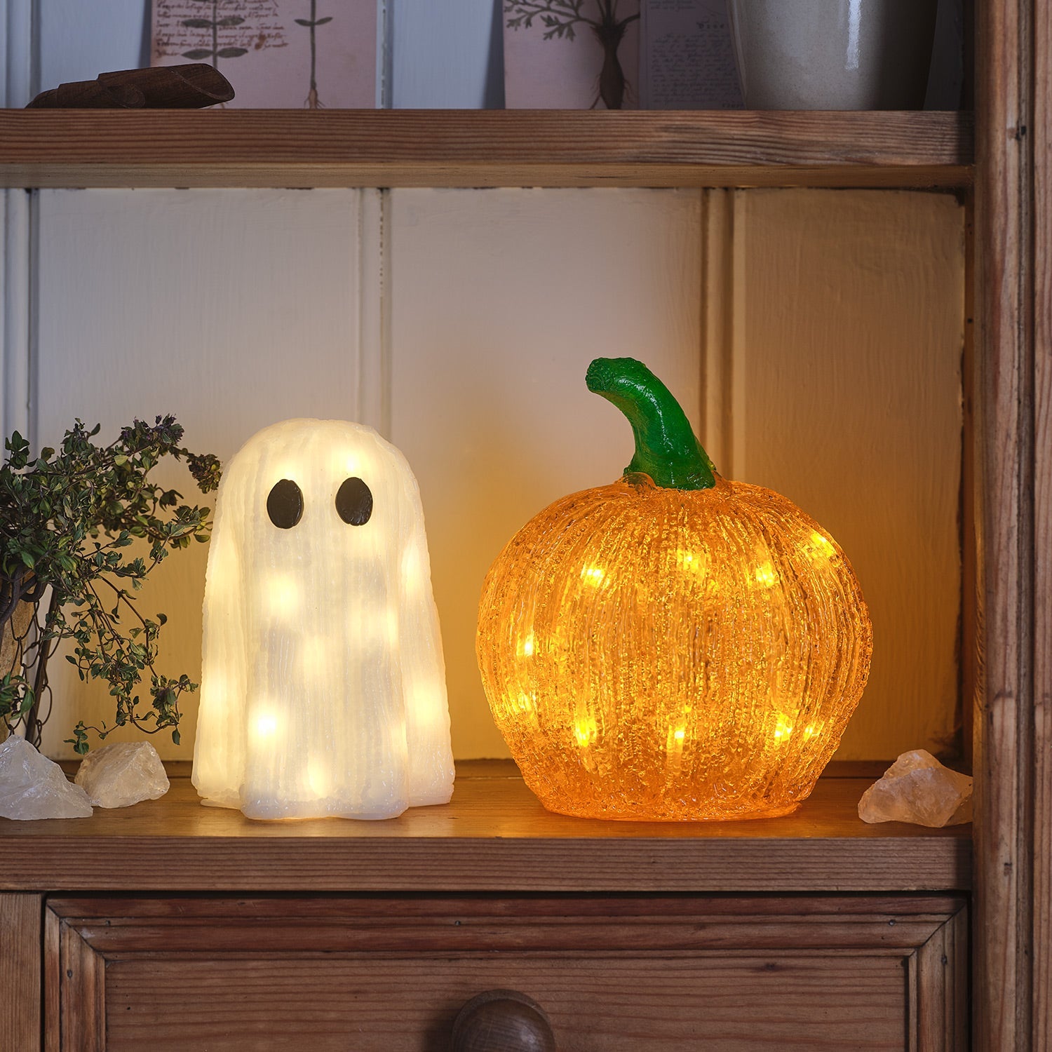 15cm Pumpkin Light Up Halloween Decoration