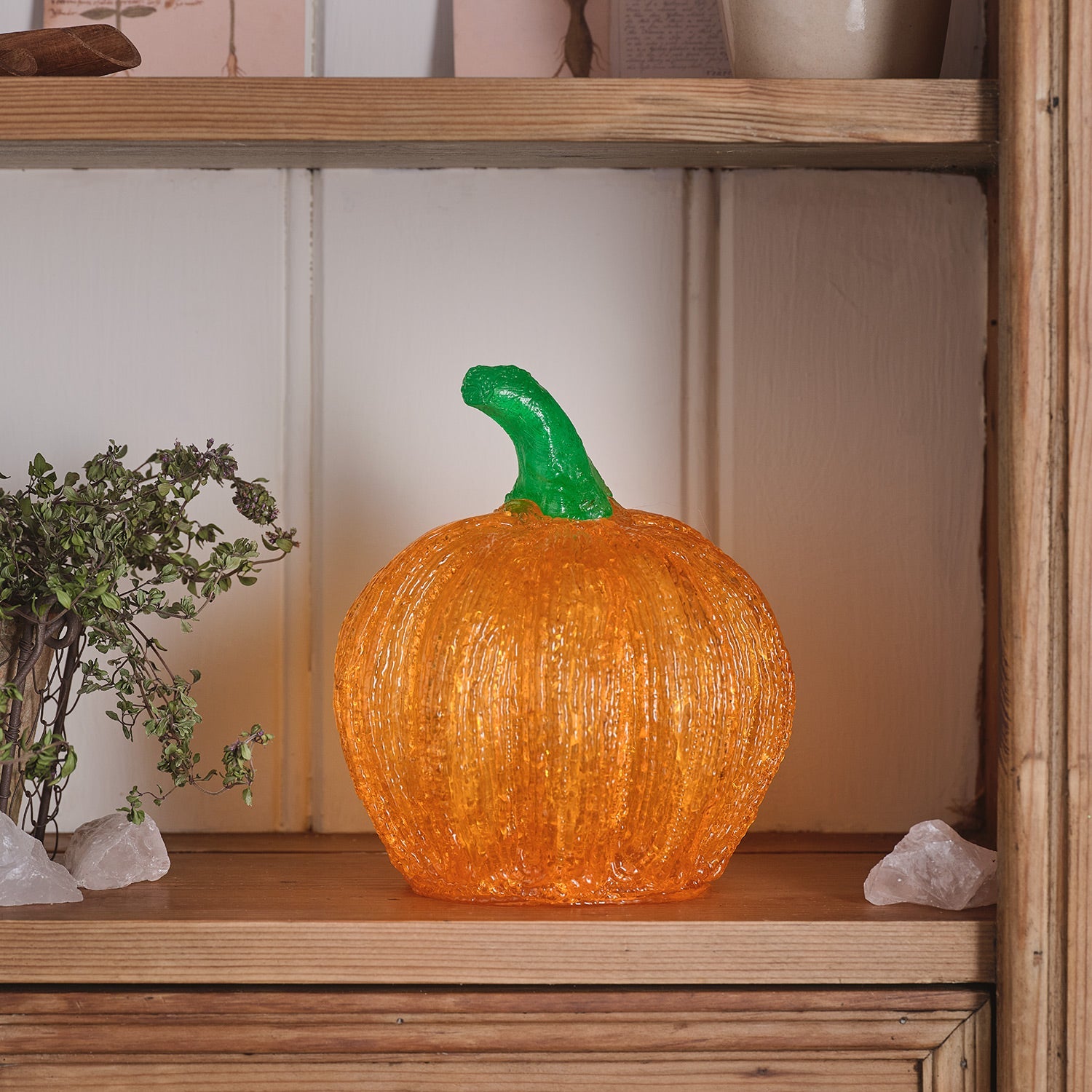 15cm Pumpkin Light Up Halloween Decoration