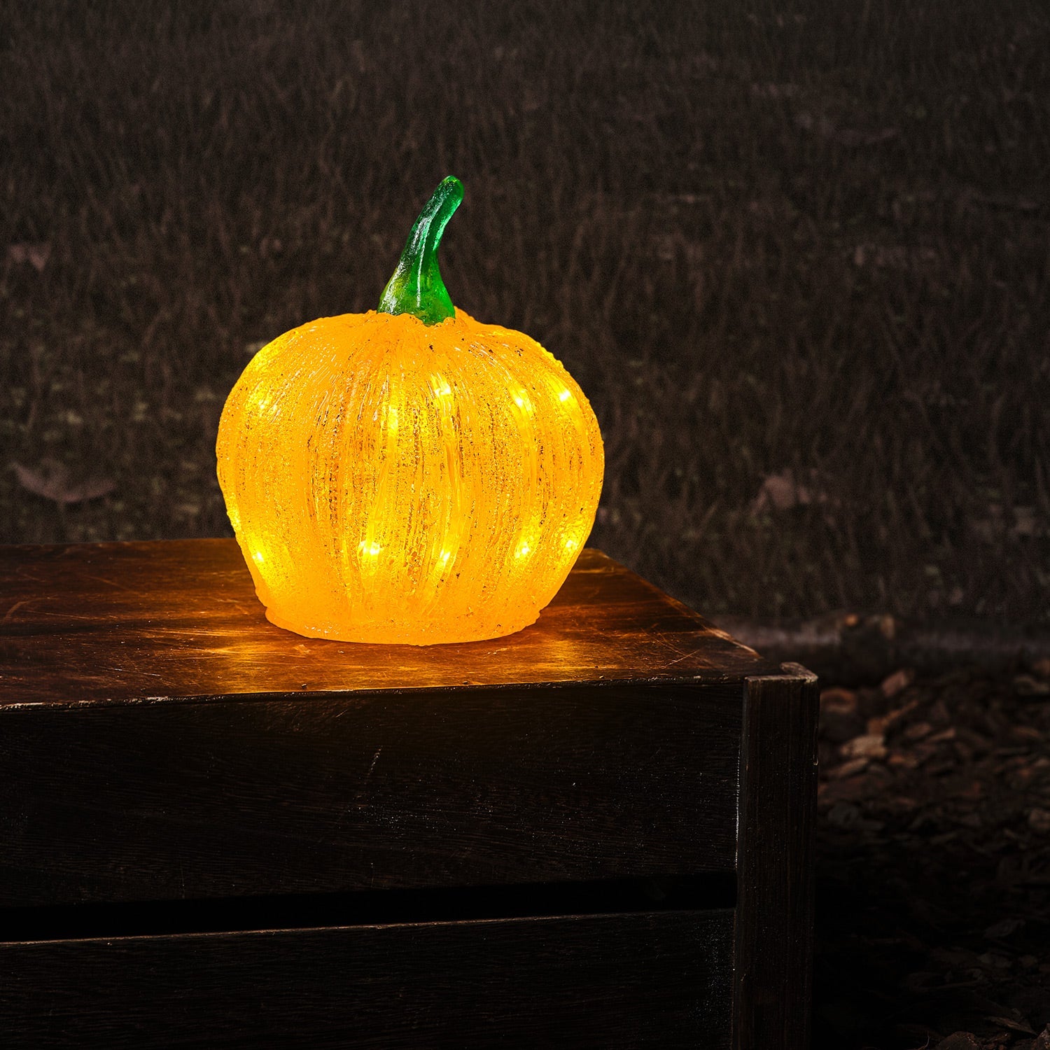 15cm Pumpkin Light Up Halloween Decoration