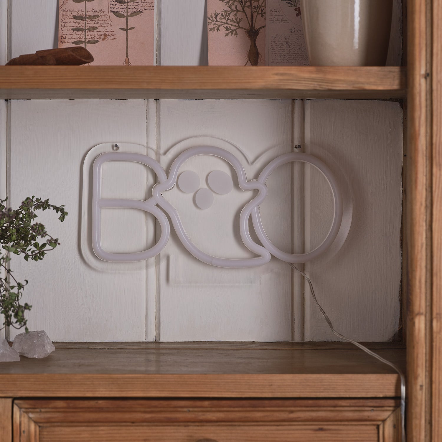 Boo Halloween Neon Light Decoration