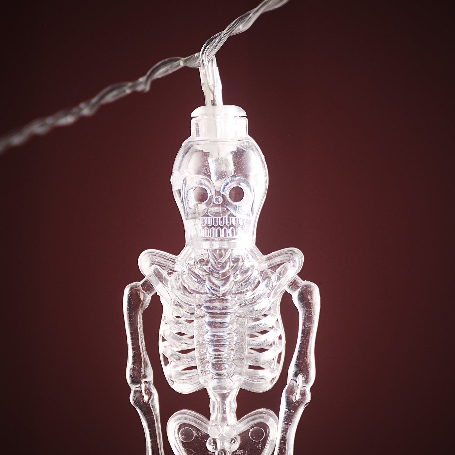 10 Skeleton Halloween String Lights