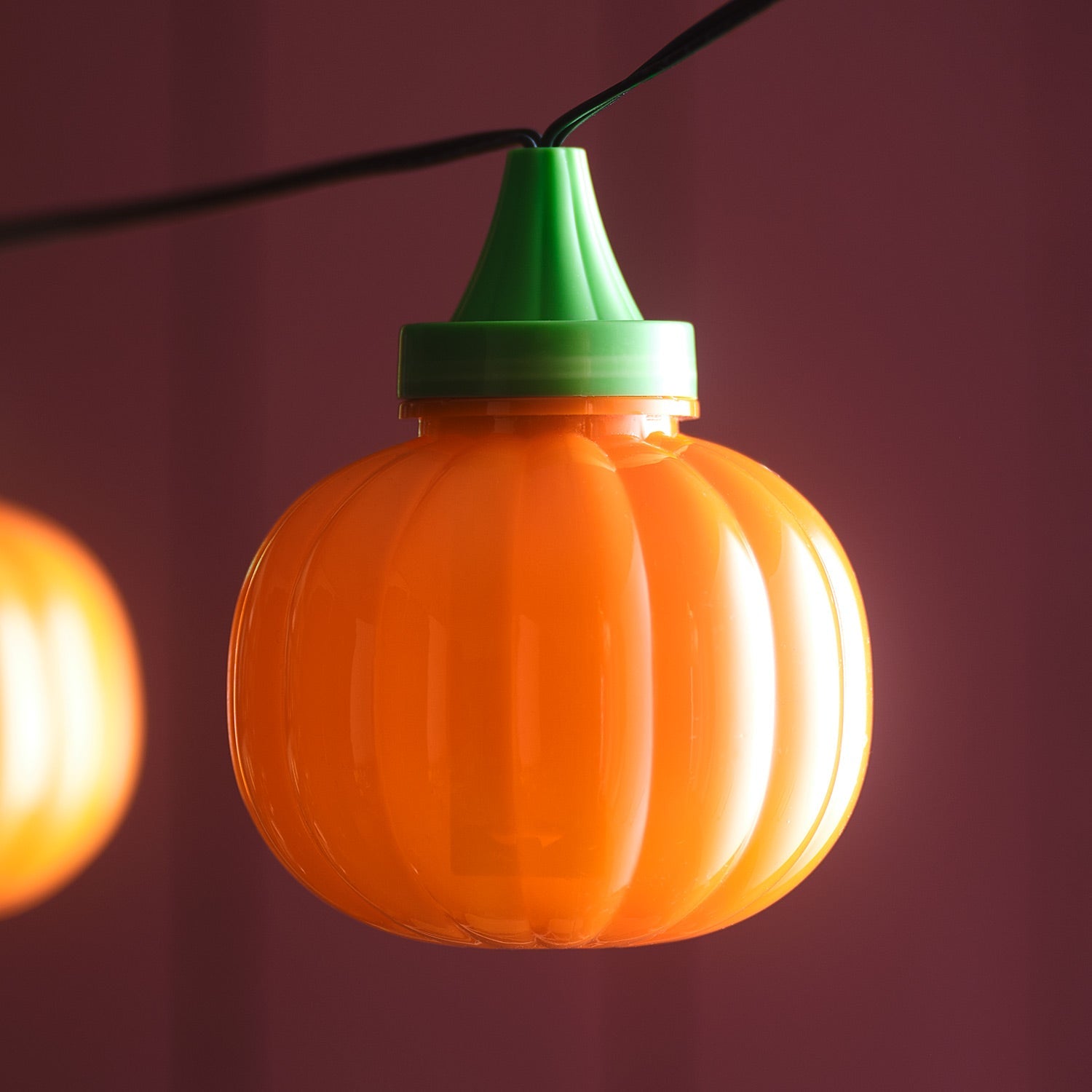 6 Animated Halloween Pumpkin LED String Lights