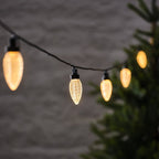 20 LED Multi Coloured Connectable Lights with Ground Stake