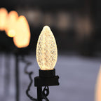 20 LED Warm White Connectable Lights with Ground Stake