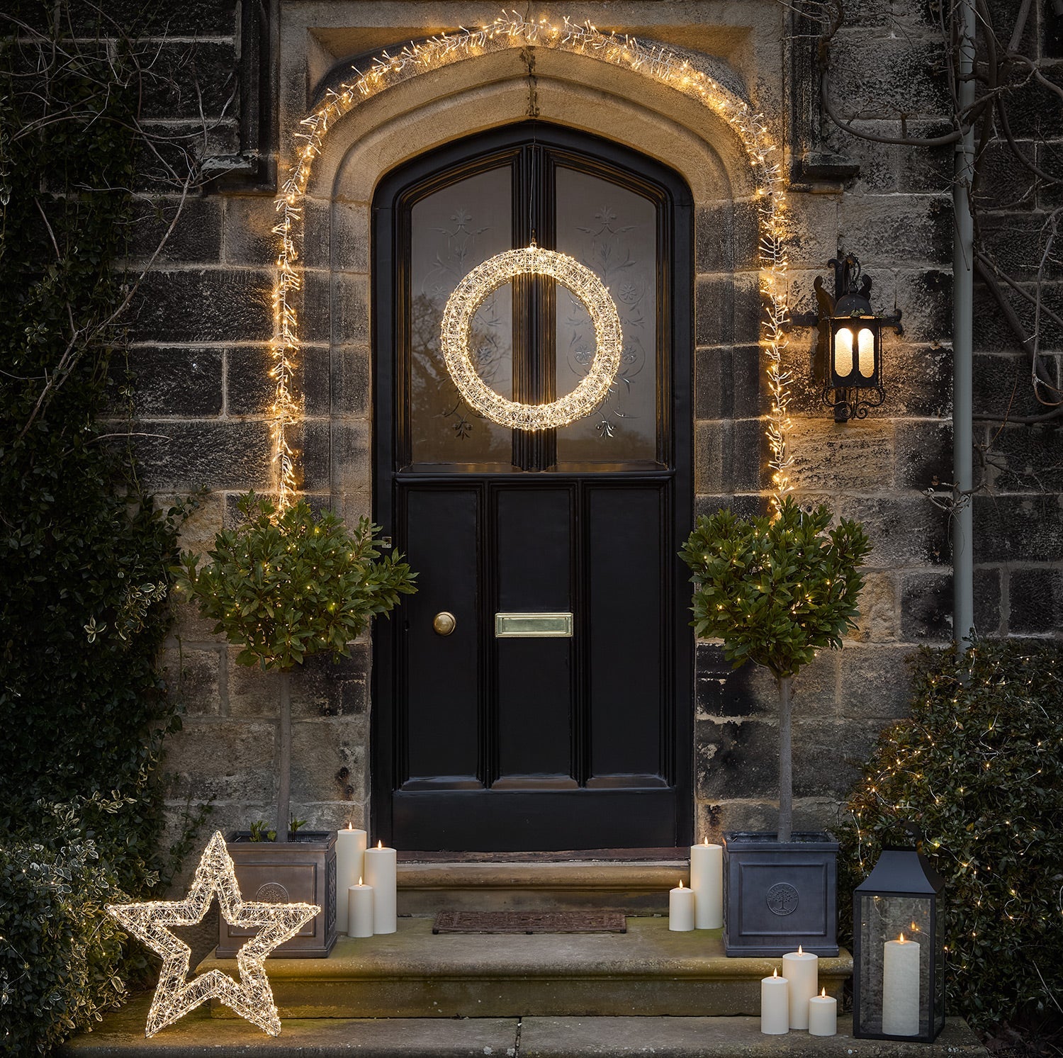 38cm Wire Wrapped 3D LED Star Light