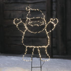 Santa Claus Outline Micro LED Stake Light