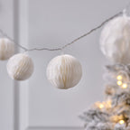 10 Paper Ball LED String Lights