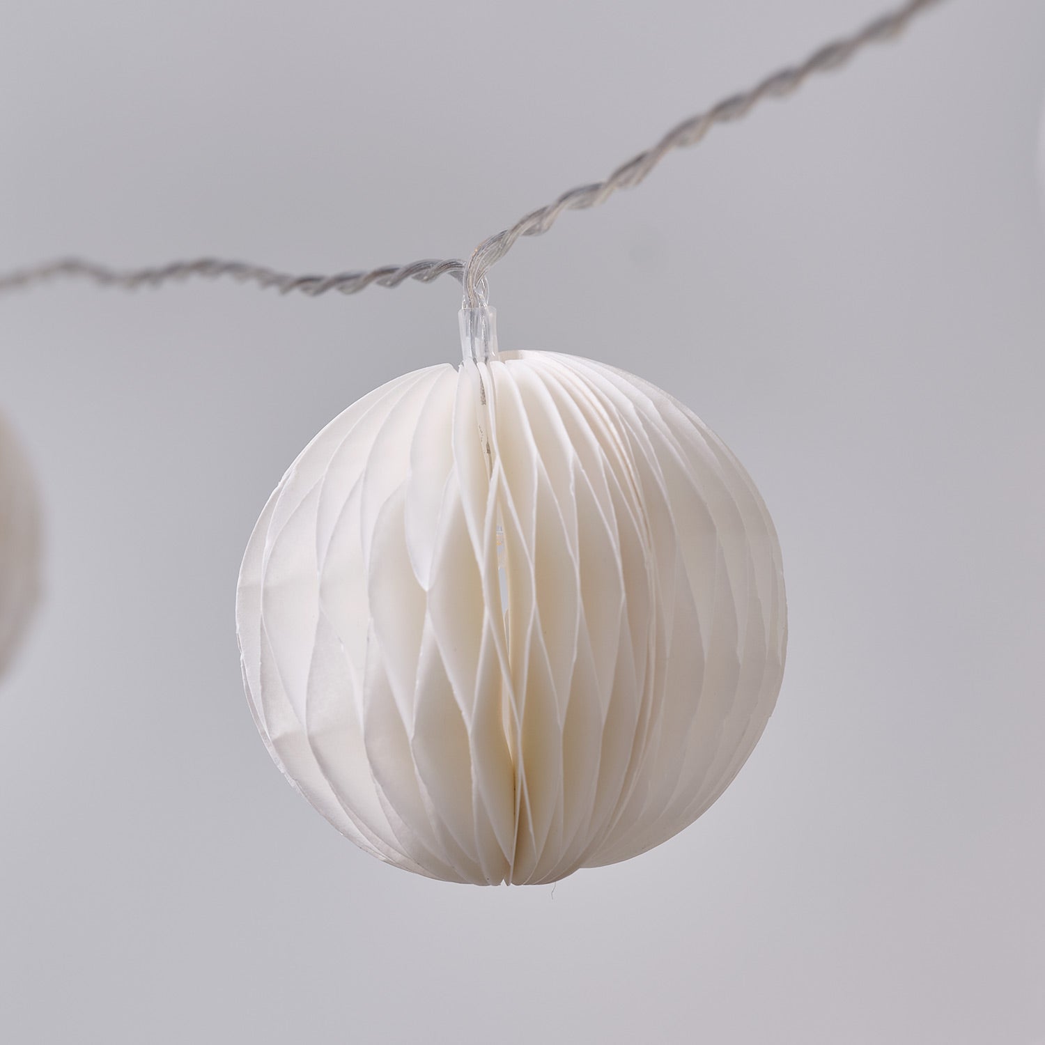 10 Paper Ball LED String Lights
