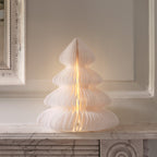 28cm Paper Christmas Tree LED Decoration