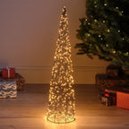 80cm Warm White Micro LED Wire Cone