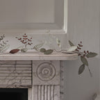 Green Leaf Decorative Metal Garland