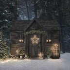 Set of 2 Micro LED Star Silhouette Stake Lights