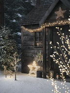 1m Pre Lit Snowy Winter Micro Light Tree