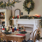 Set of 2 Glass LED Christmas Toadstools