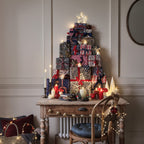 14cm Winter Mushroom and Rattan Candle Holder