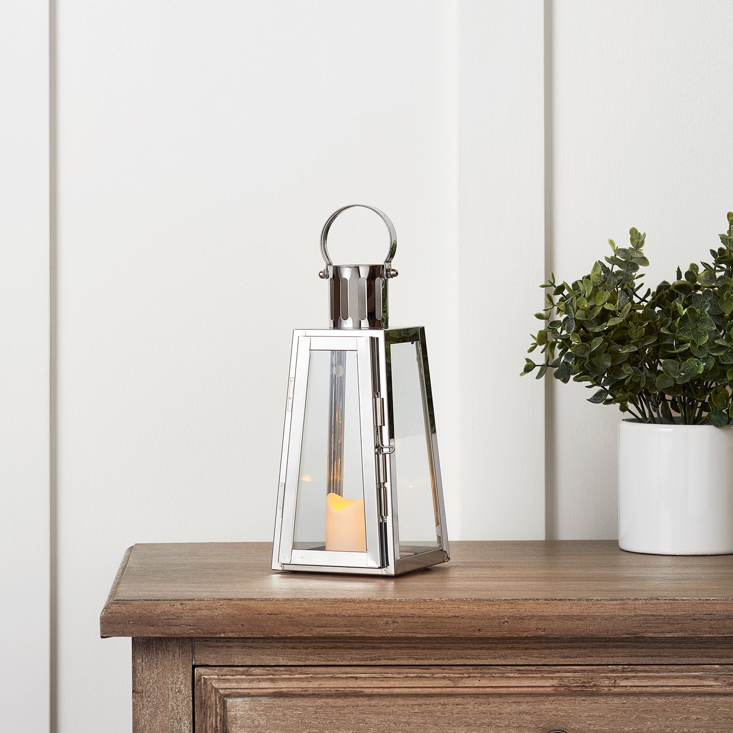 Miners Stainless Steel Battery Candle Lantern