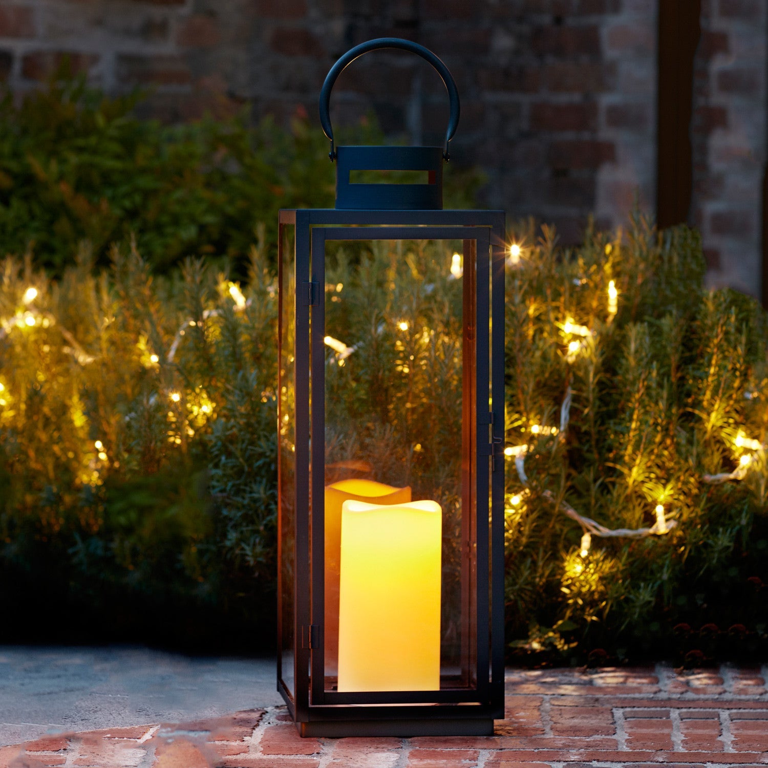 Malvern Large Battery Outdoor Lantern