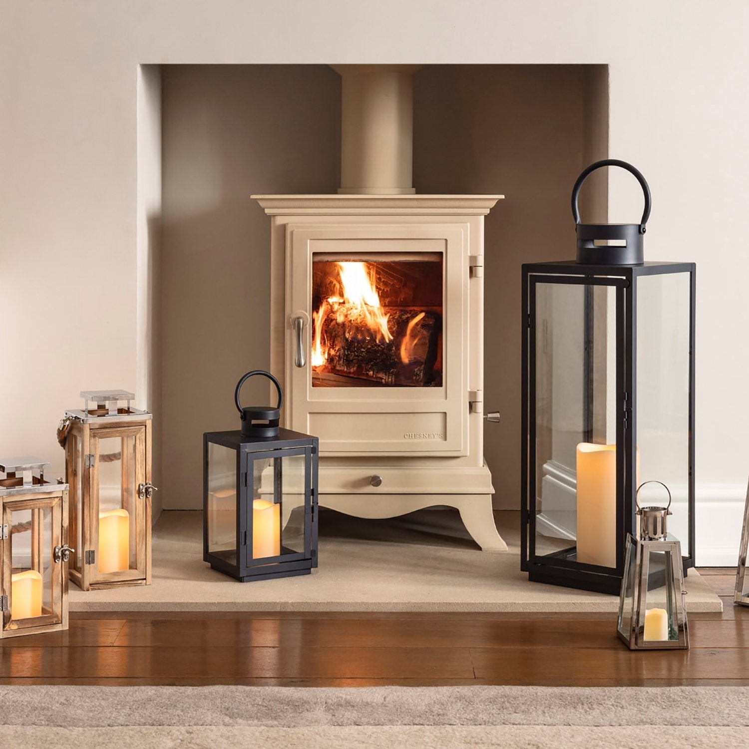 Malvern Large Battery Outdoor Lantern