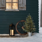 90cm Pre Lit Potted Outdoor Christmas Tree