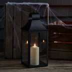 45cm Albury Black Garden Lantern with TruGlow® Candle