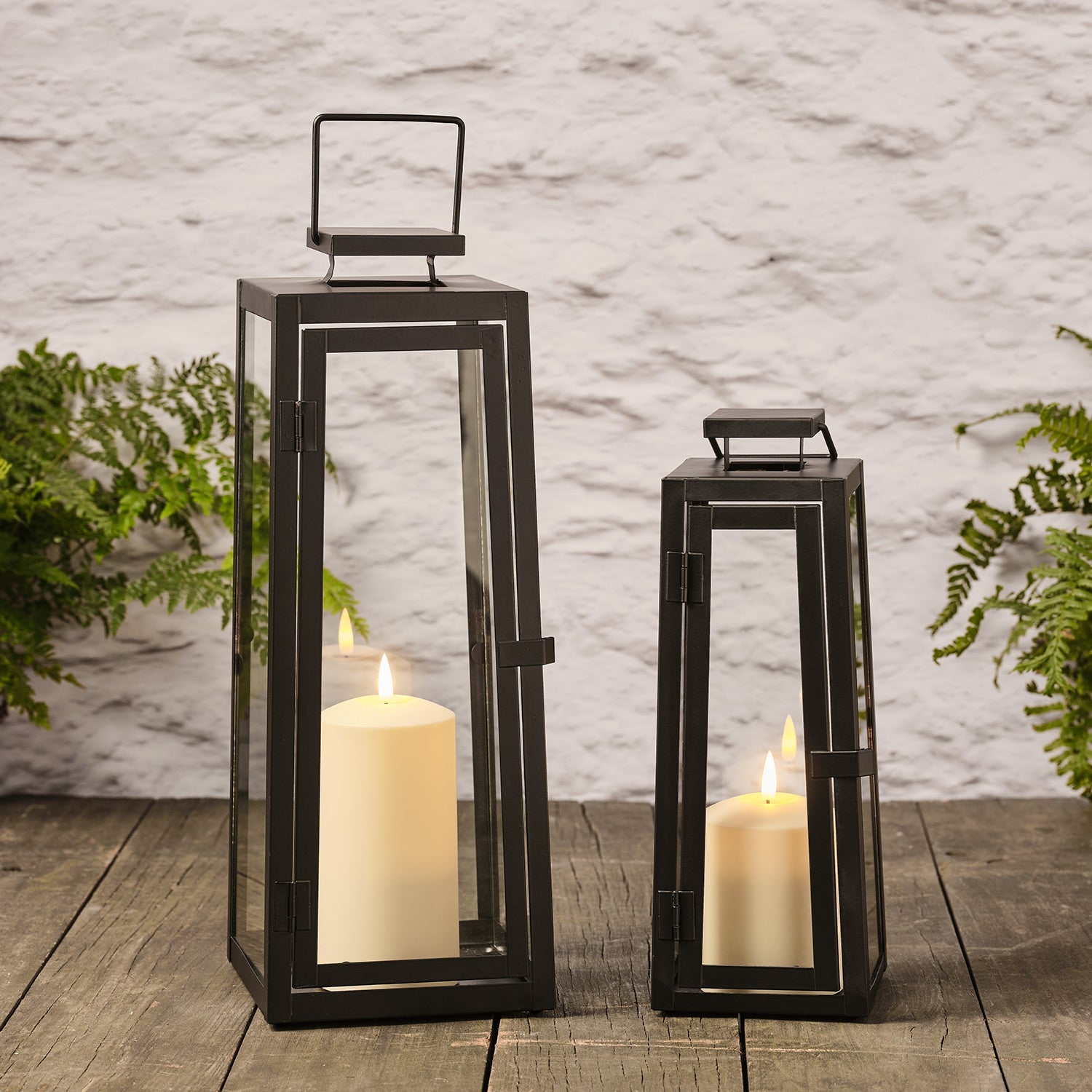 Porto Lantern Duo with TruGlow® Candles
