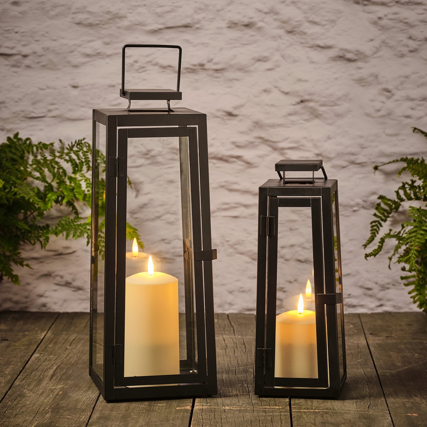 Porto Lantern Duo with TruGlow® Candles