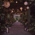 Bowen Extra Large Black Garden Lantern with TruGlow® Candle