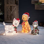 46cm Cat Outdoor Christmas Figure