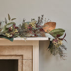 1.5m Pre Lit Autumn & Christmas Garland