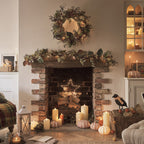 1.5m Pre Lit Autumn & Christmas Garland