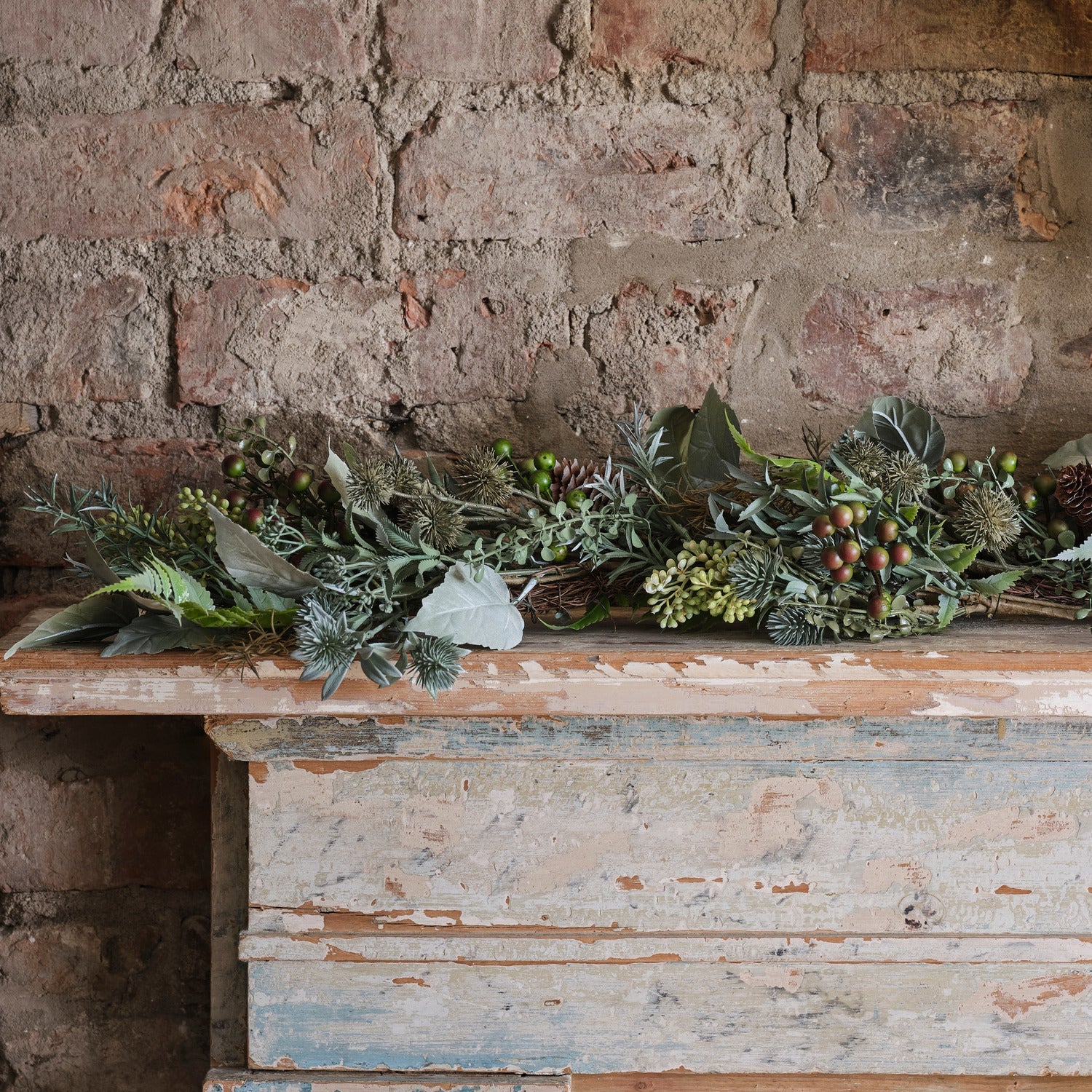 1.5m Pre Lit Autumn-Winter Garland