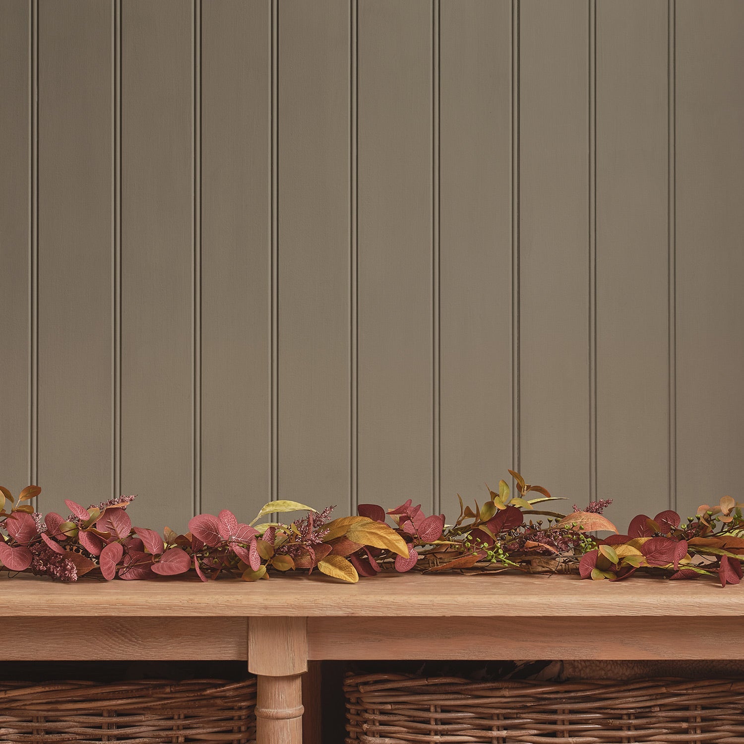 1.5m Pre Lit Autumn Winter Full Garland