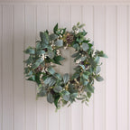 60cm Pre Lit Christmas Collection Wreath