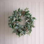 60cm Pre Lit Christmas Collection Wreath