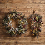 Pre Lit Autumn Winter Wreath & Bough