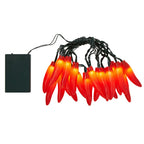 20 Red Chilli Pepper Fairy Lights