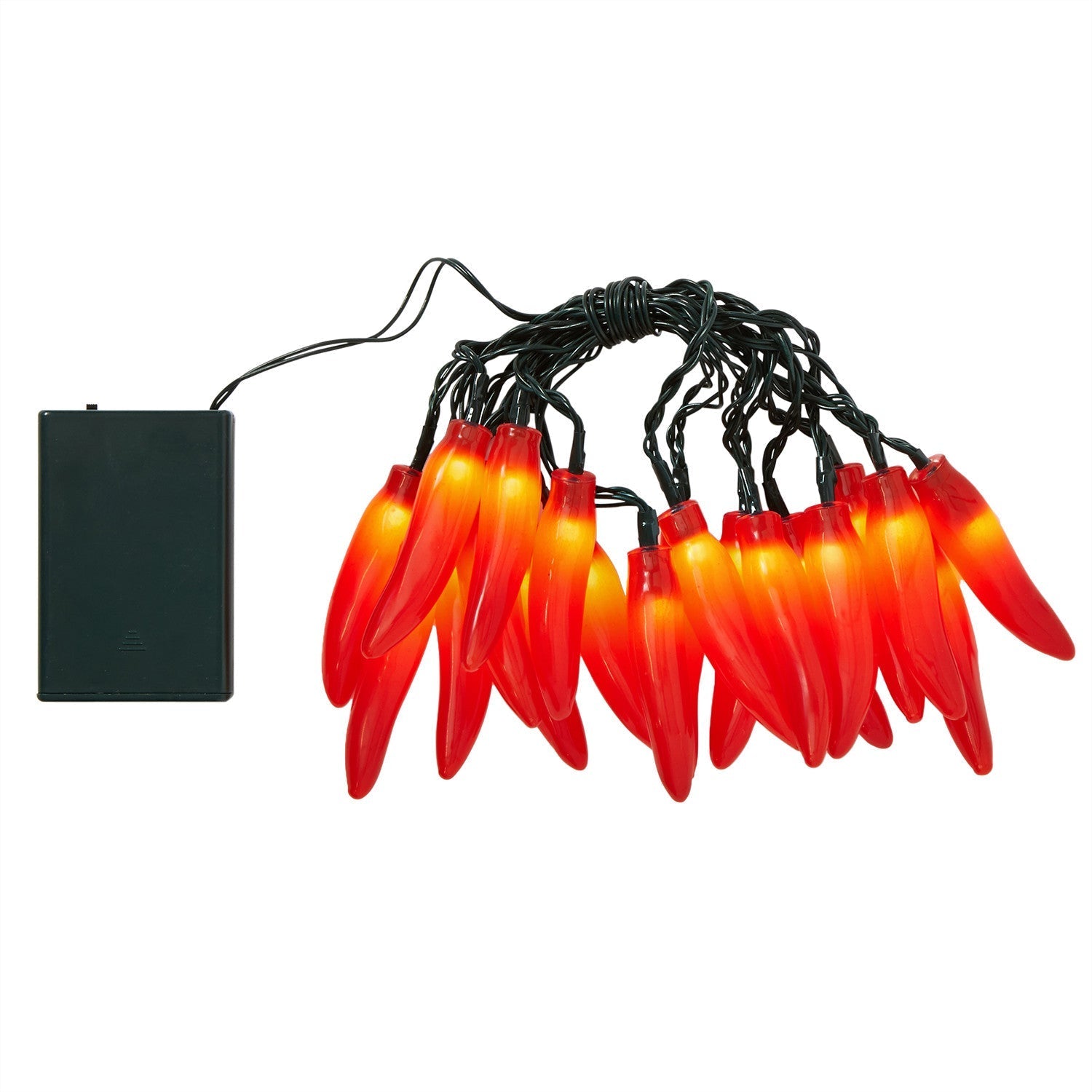 20 Red Chilli Pepper Fairy Lights