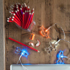 12 LED Lunar Spaceman Battery Lights