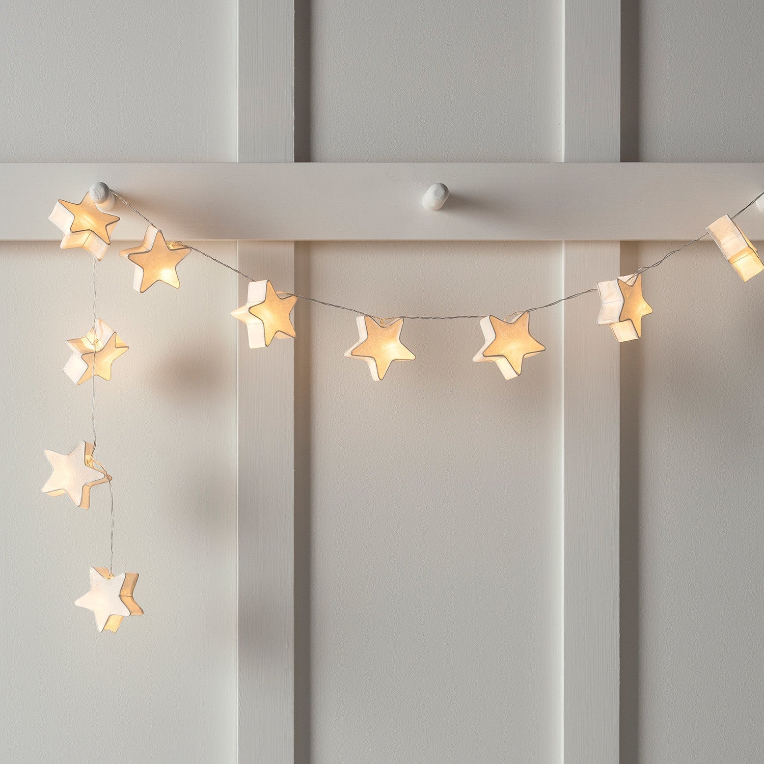 Leo Paper Star Battery Fairy Lights