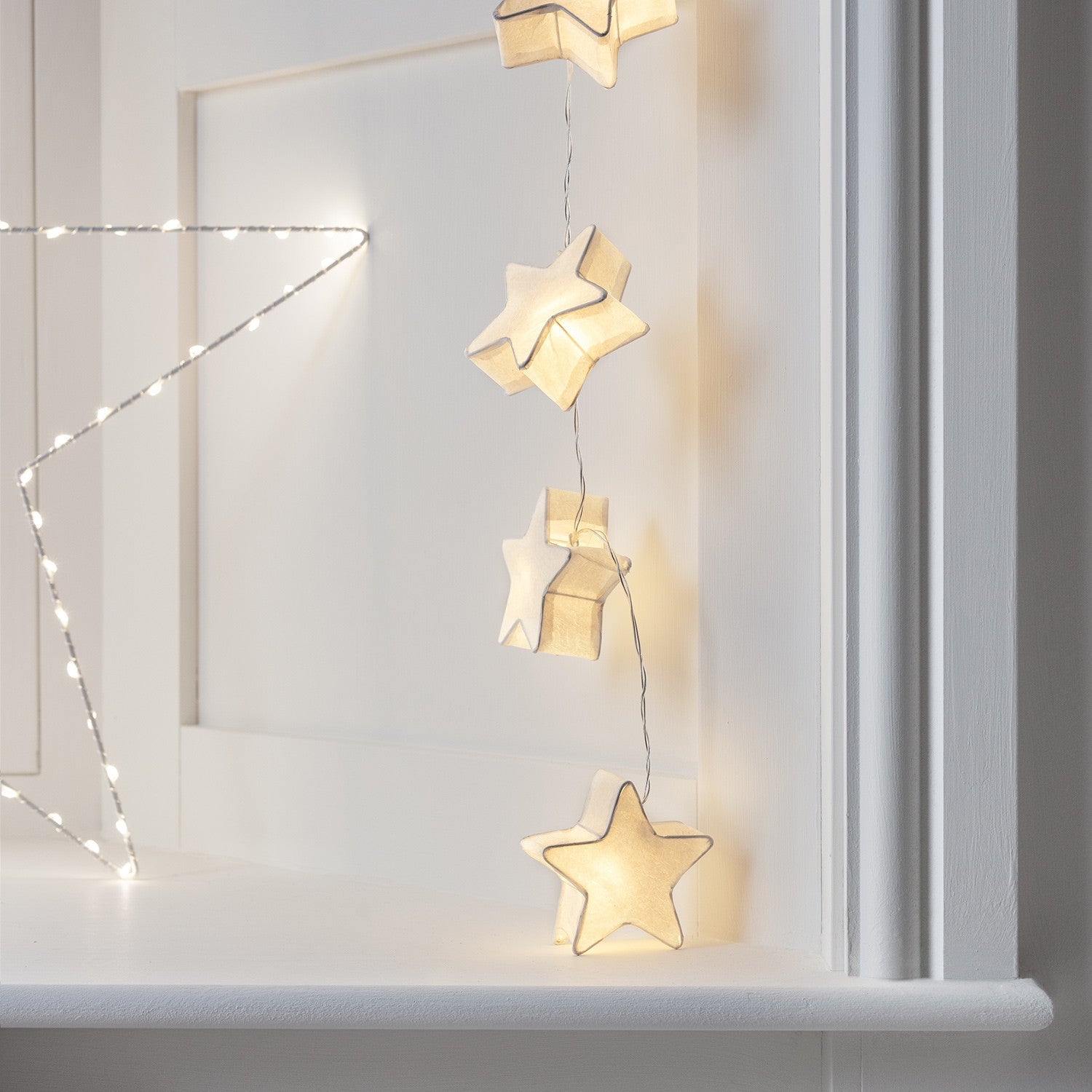Leo Paper Star Battery Fairy Lights