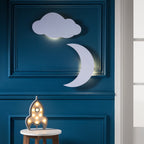 Cloud Silhouette Battery Night Light