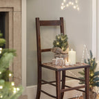 30cm Pre Lit Frosted Mini Christmas Tree