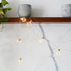 Brass Micro Battery Festoon Lights