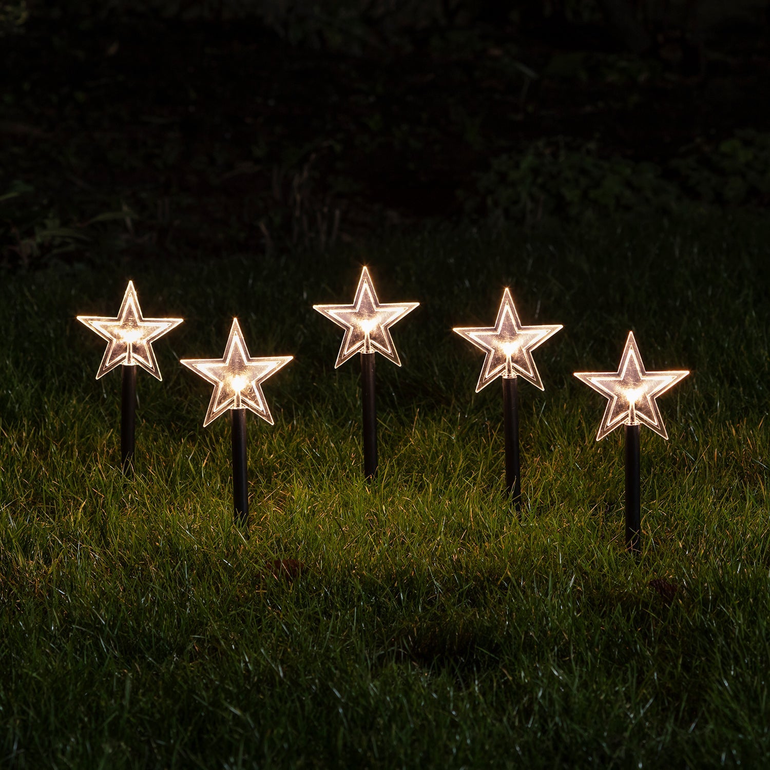 5 Star Christmas Garden Stake Lights