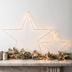 34cm Rose Gold Osby Star Window Light