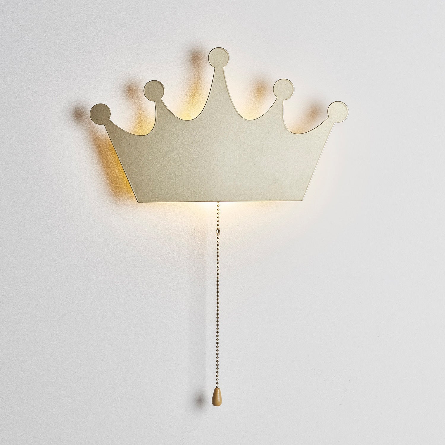 Gold Crown Wall Light