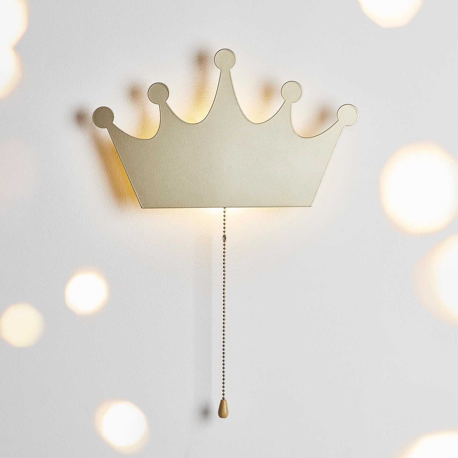 Gold Crown Wall Light
