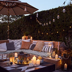 80 LED Battery Operated Parasol Lights