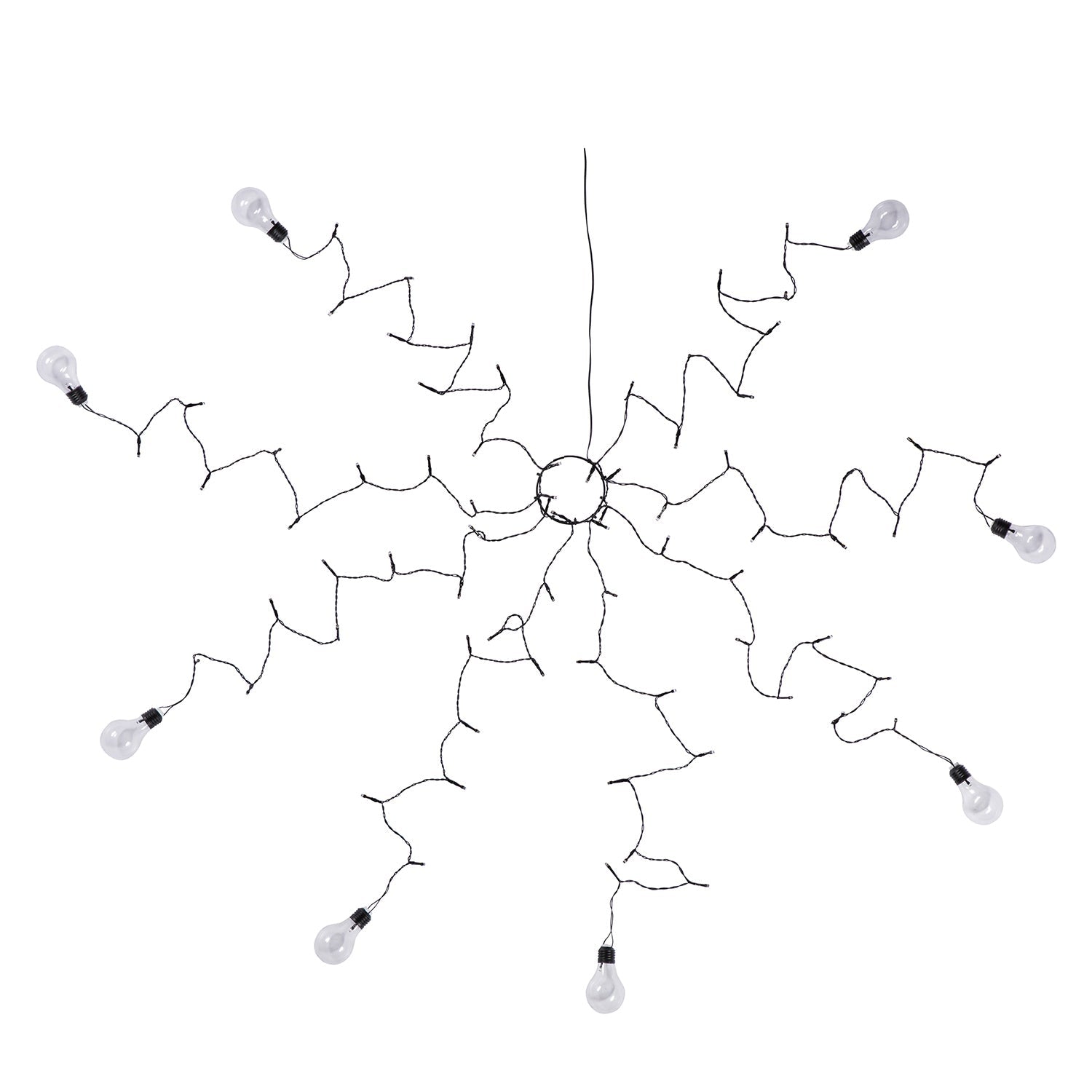 80 LED Battery Operated Parasol Lights